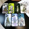 A-Ark-nights-AK GAME K-Kal tsit Чехол для телефона для iPhone 17,16,15,14,13,12,11 Plus,Pro Max,XS,Мягкий силиконовый черный чехол