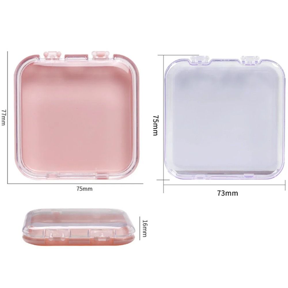 Прозрачные пустые коробки для ногтей Пластиковая коробка для хранения накладных ногтей Новая коробка для показа ногтей