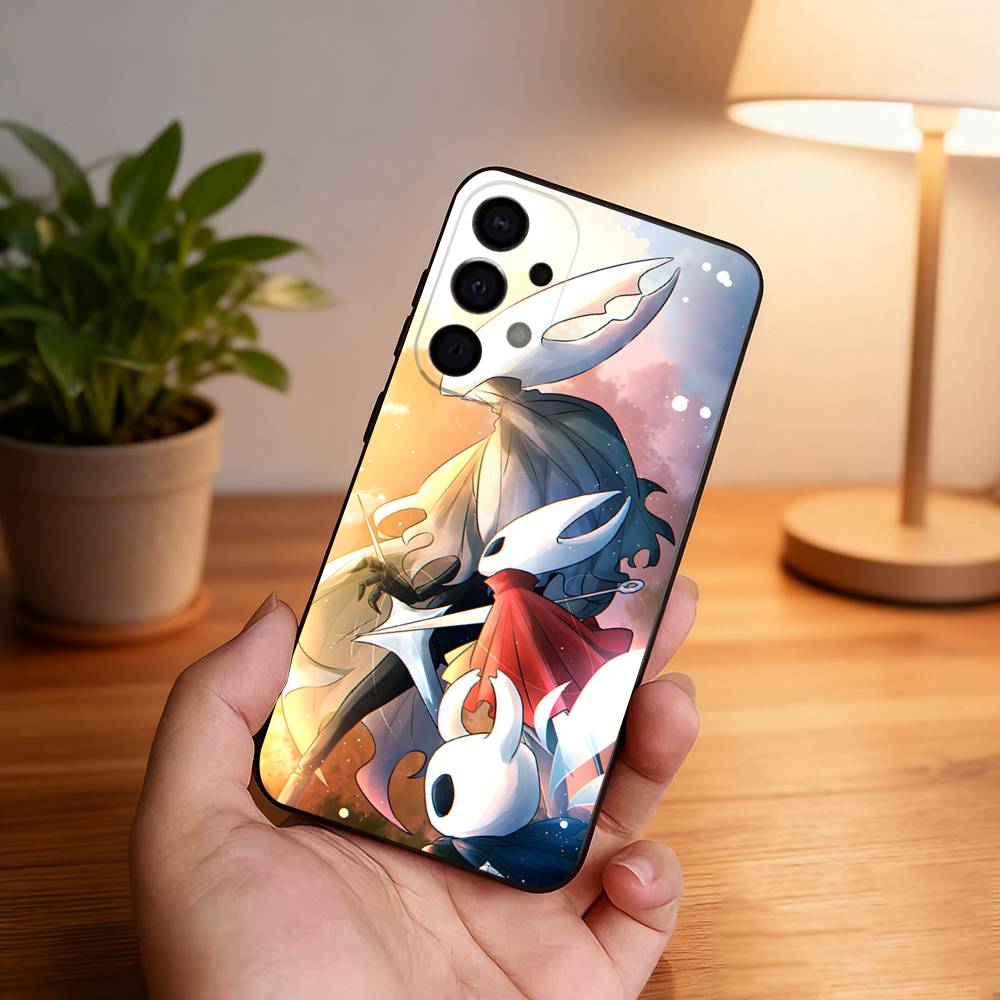 H-Hollow Knight Silksong Phone Case For Samsung S25,S24,S21,S22,S23,S30,Ultra,S20,Plus,Fe,Lite,5G Black Cover