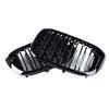 Zealhot Front Kidney Grille Set for BMW X3 Series and X4 Series G08 G01, G02, (2018-IN) (Glossy)