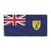 Bannière Drapeau Des Îles Turques-et-Caïques 6 Oeillets 180x360cm En Polyester