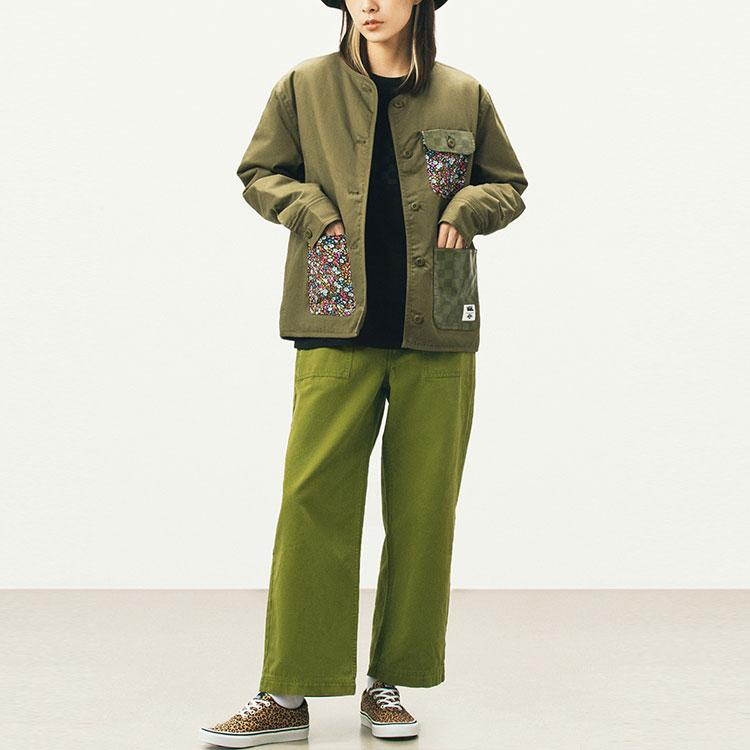 Vans Легкая хлопковая куртка X Liberty Fabrics с цветочным принтом Женские куртки Зеленые VN0A5FSDZEA