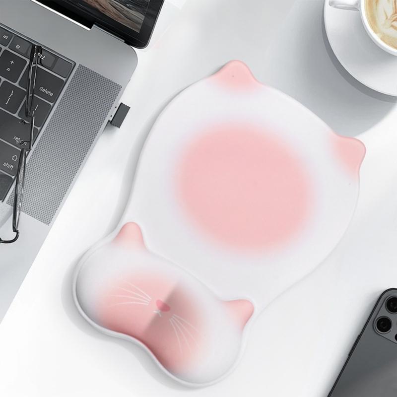 Ergonomic Wrist Support Mouse Pad to Improve Hand Postures and Alleviate Muscle Strain for Designers and Programmers Featuring NonSlip Stability