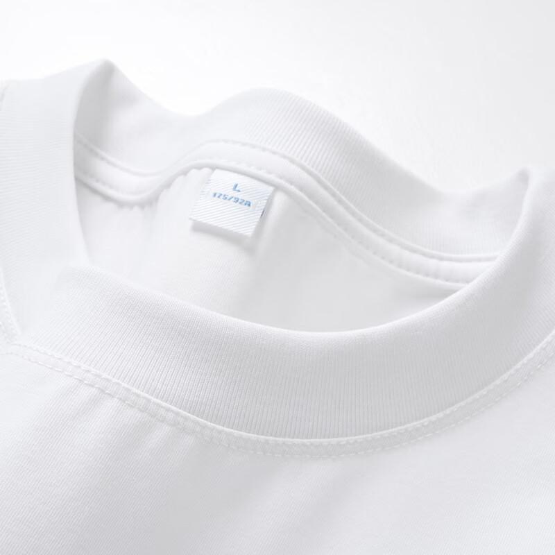 TUCANO Short-Sleeve T-Shirt for Men, Summer Round Neck Pure Cotton T-Shirt, Versatile Undershirt, Men's Clothing, Black, 3XL