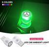 AABIH1 Car Mini USB LED Ambient Light Decorative Atmosphere Lamps For Mercedes Benz W220 W205 W211 W212 GLC GLS AMG W203 Accessories