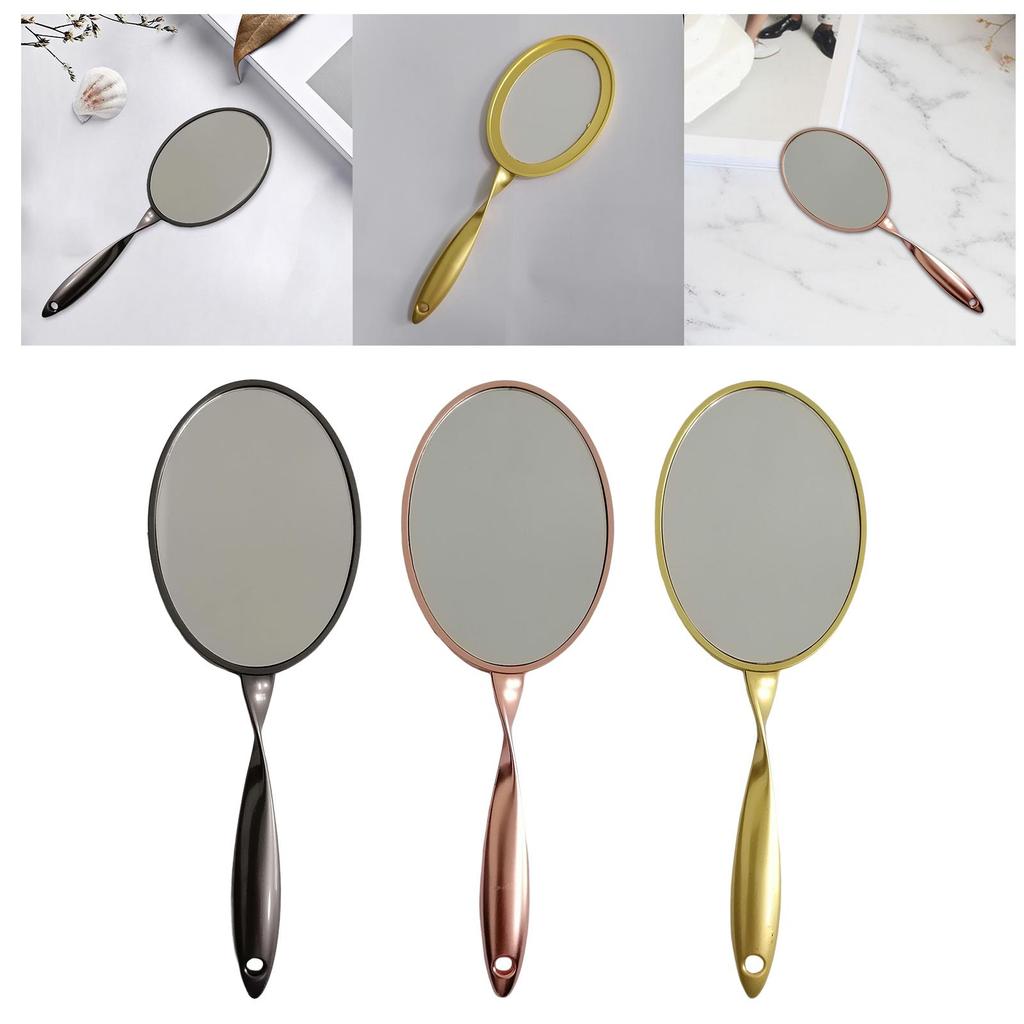 Handheld Makeup Mirror Vintage Pocket Vanity Mirror Women Girls DIY Compact Cosmetic Mirror Small Mirror for Travel Home