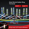 50/70/100Pcs Electric Copper Tape Solder Sleeve Waterproof Solder Seal Tin Ring Heat Shrink Butt Wire Connector Terminal