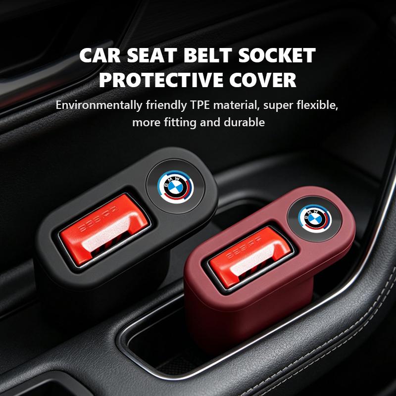 Car Seat Belt Base Anti Scratch Protector Cover Accessories For BMW E36 E39 E87 E60 E46 E53 E90 F10 F20 F25 F30 X3 X5 G5