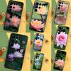 Чехол Цветок Лотоса для Samsung Galaxy S24 S23 S22 Ultra S21 S20 FE Note 20 Note 10 S8 S9 S10 Plus