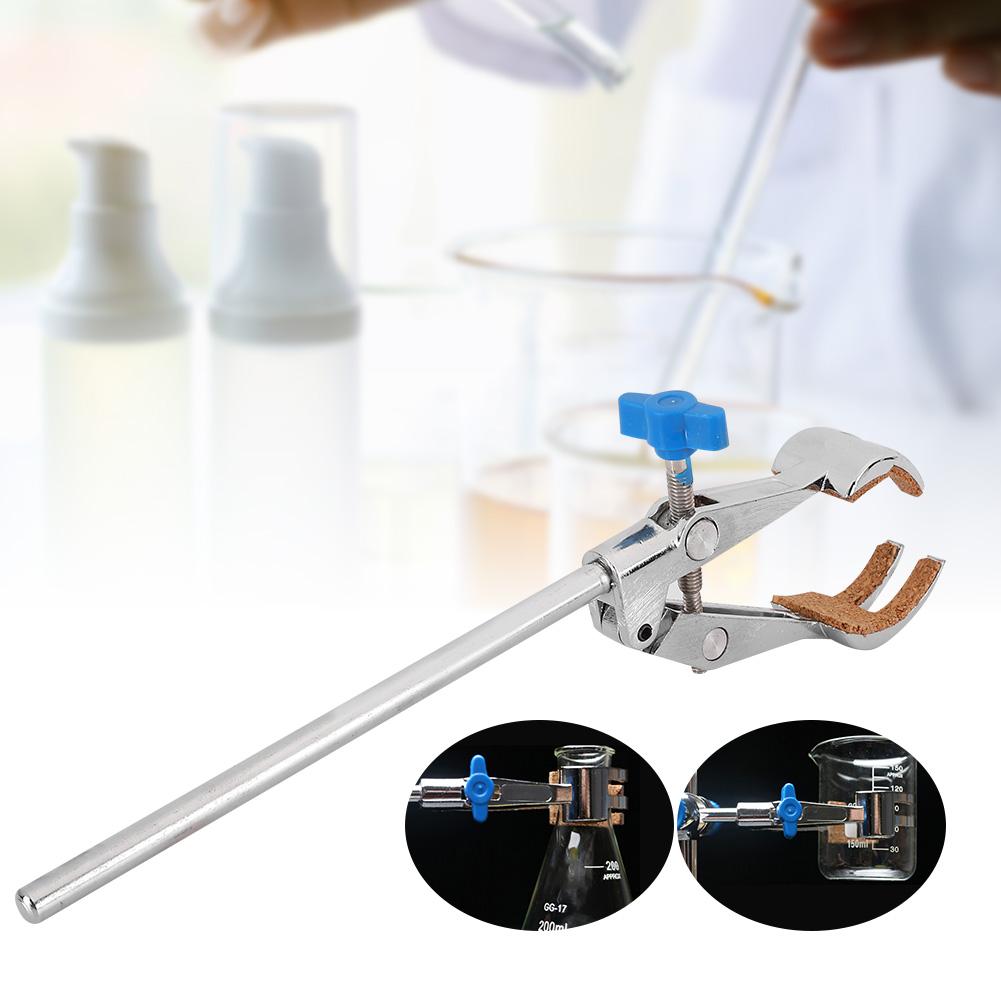 Зажим для пробирки из цинкового сплава с 4 зубцами, удлиняющий подставку для лаборатории