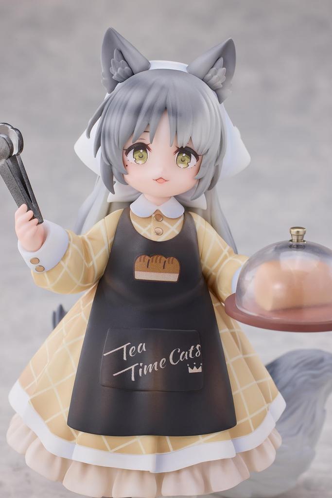 RIBOSE DLC Series Cats Nyan Town Bakery Clerk Nyan ABS PVC Painted Complete Figure "Teatime Scene" Non-Scale &