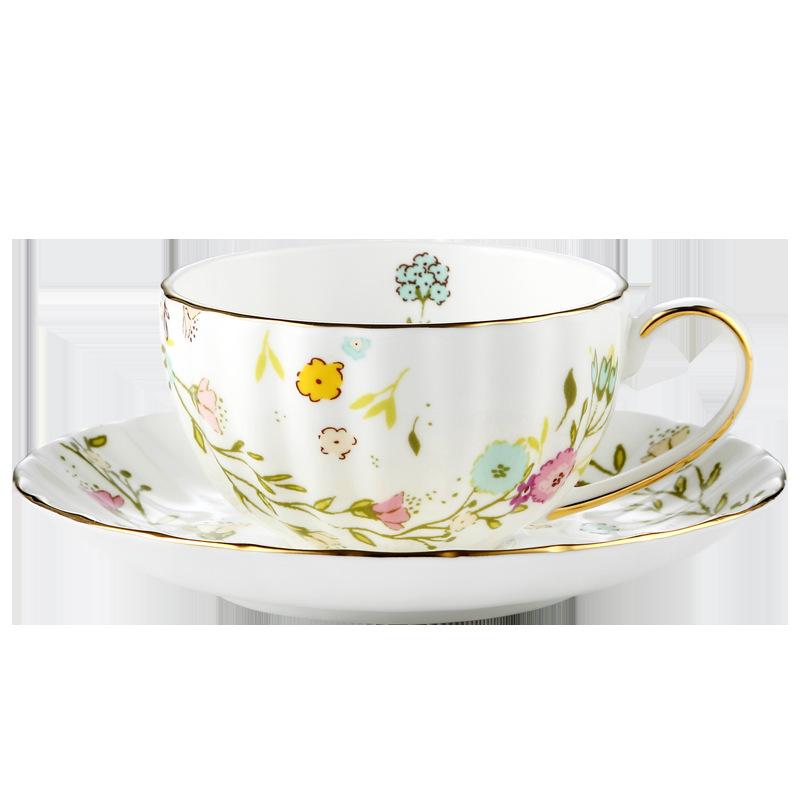 Классическая керамическая чашка для послеобеденного чая с британским цветком, кофейная чашка, чашка с цветком, чашка для чая, чашка для воды, чашка для молока