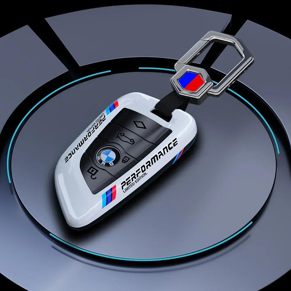 XLNZP1 For BMW Carbon Fibre Car Key Cover Case Shell For BMW G05 G07 F25 F15 F26 G01 G02 G06 G08 G14 G15 G16 F48 F39 F10 F30 Auto Acces