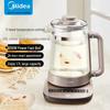 Midea Стеклянный чайник для здоровья и чая 1,7 л, штекер CN (адаптер в комплекте)