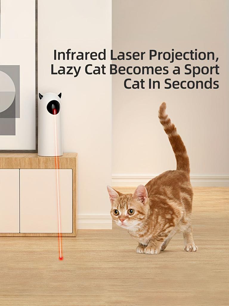 Интерактивные интеллектуальные игрушки для кошек и собак, игрушки-дразнилки для домашних животных, интеллектуальные автоматически светящиеся игрушки для кошек и собак