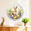 Пасхальный кролик пасхальное яйцо наклейки для украшения цветочной стены подходят для украшения стен спальни и гостиной