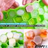 EISFIX 2x Ice Cube Mold Silicone Ice Cube Maker Ice Ball Mold Ice Cube Container