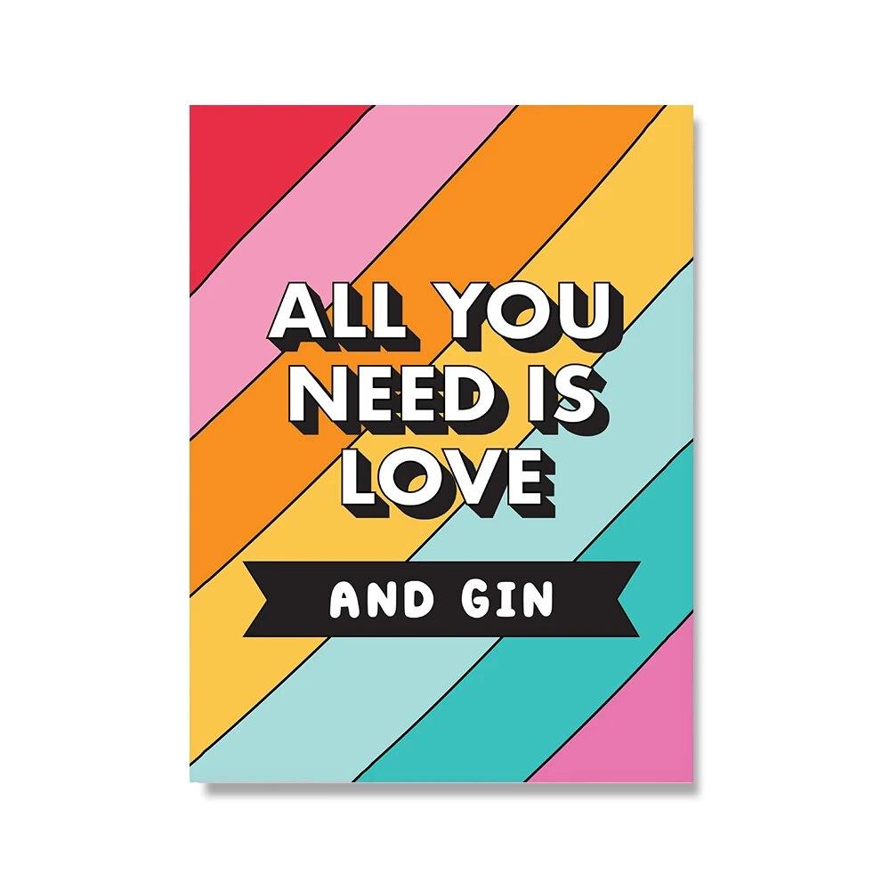 You are Enough Красочный Цитата Плакат Увидеть Будущее Радуга Иллюстрация Печать Настенная Живопись Холст Картина Для Гостиной Современный Дом Без Рамы