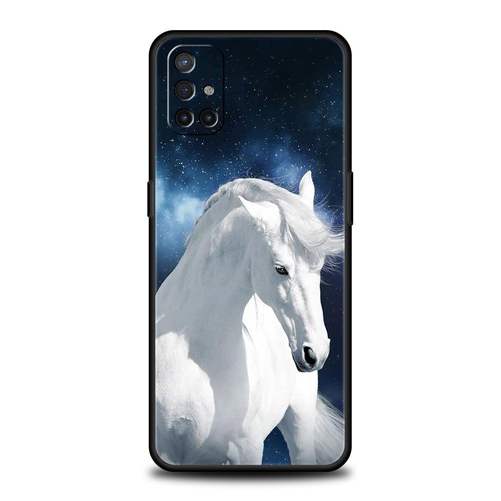 Running Horse Animal Phone Case For OnePlus 12 11 10 9 8 7 7T Pro 12R 10R 9RT 9R 8T Nord N100 N200 N10 2T CE 2 5G Soft Cover
