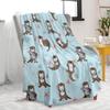 Confused Possum Theme Soft Blanket High Quality Flannel Blanket Warm Sofa Blanket Decorative Blanket Universal In All Seasons