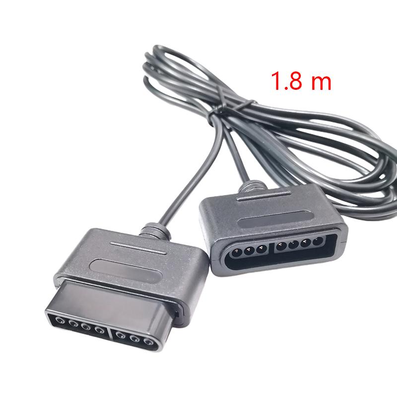 Аксессуары для самостоятельного изготовления 1,8-метровый удлинительный кабель для игрового контроллера, кабель для передачи данных для удлинительного кабеля для контроллера Super Snes