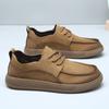 Spring and autumn men's shoes leather breathable non-smelly feet casual shoes men's soft shoes men's shoes