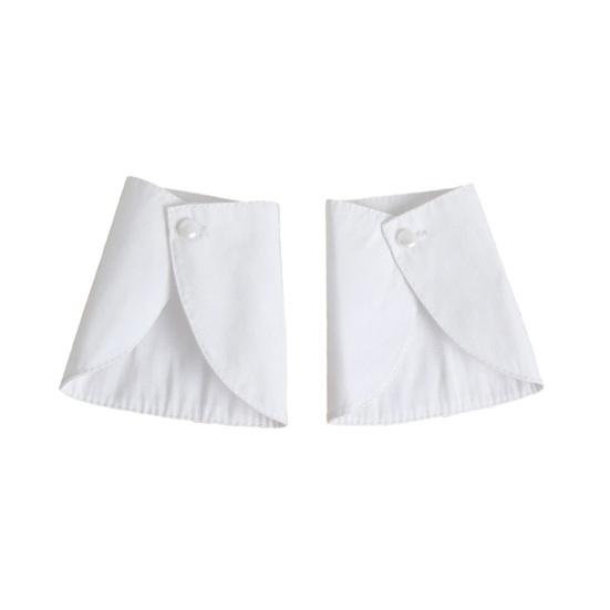 Женский съемный фальшивый воротник и манжеты Белый воротник рубашки Манжеты на рукава для офиса Деловых Формальных случаев