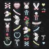 Flower Motif 3D Silicone Nail Mold Lace Bowknot Bunny DIY Nail Template  Home Nail Design