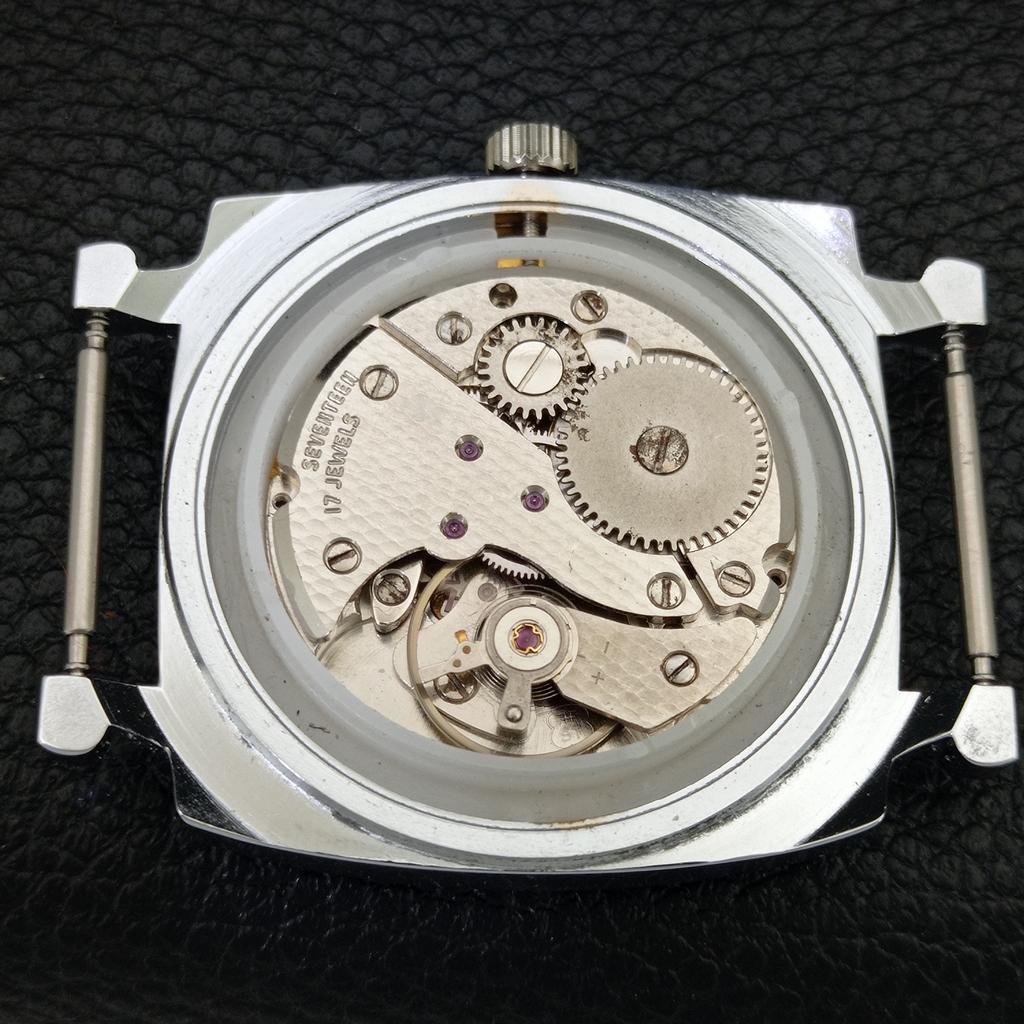 РЕДКИЕ МЕХАНИЧЕСКИЕ МУЖСКИЕ ЧАСЫ FORTIS SWISS КРАСНЫЙ ЦИФЕРБЛАТ ВОССТАНОВЛЕННЫЕ a444930-1