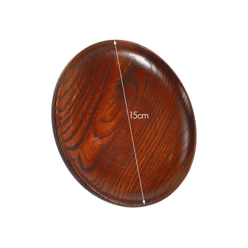 Повышение! Столовые приборы бытовые гладкие деревянные тарелки для хлеба поднос кухонные принадлежности тарелка для приправ круглая