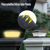 Солнечный садовый столб-светильник Ландшафтное освещение Двор Уличный светодиодный водонепроницаемый Декор Солнечный светодиодный водонепроницаемый Простая установка