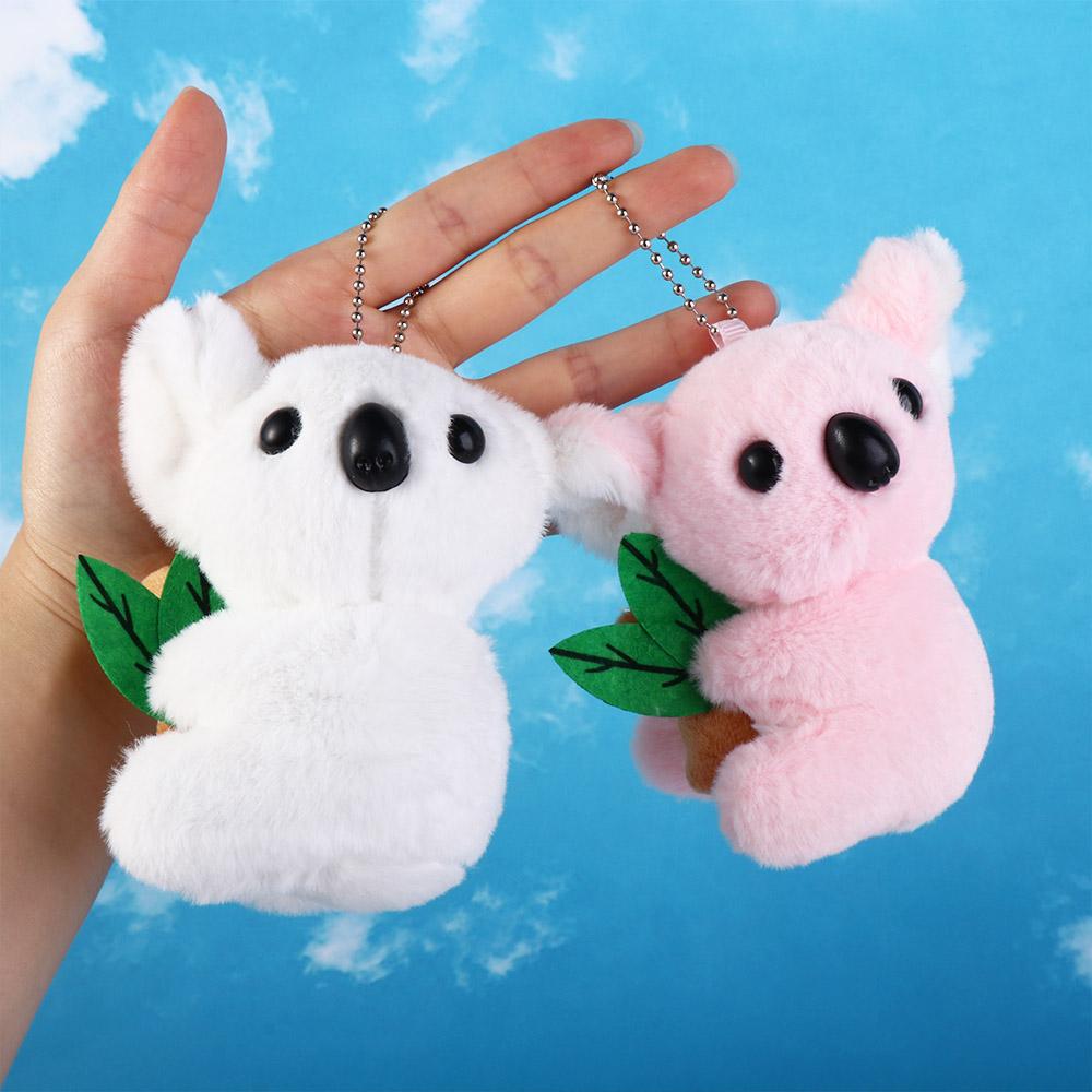 Auto Animal Keychain Bag Pendants Doll Plush Toy Koala Doll Plush Koala Key Chain Plush Keyring