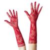 New Elegant Lace Mesh Gloves Ultra-thin Elasticity Long Gloves Sunscreen Gloves Summer