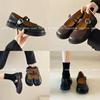 [Yushilai] Japanese platform Mary Jane shoes for women's spring 2025 new fashion muffin versatile one pedal