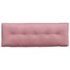 Back Cushion Pink 140 x 50 cm Cord Fabric