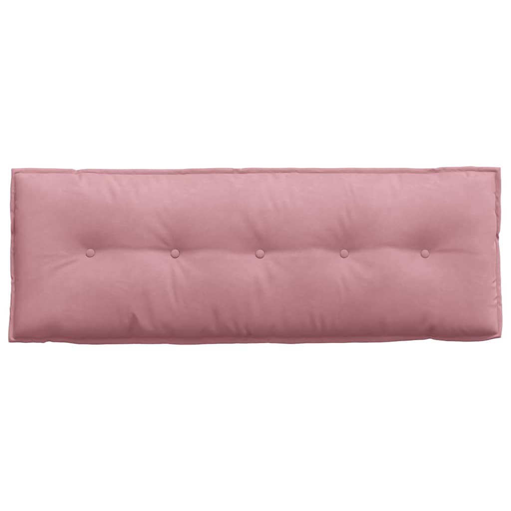 Back Cushion Pink 140 x 50 cm Cord Fabric