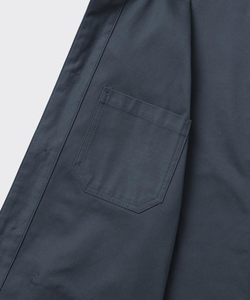 Musinsa Standard Back Satin Chore Jacket [Grayish Blue]