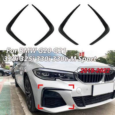 Для BMW G20 G21 G28 318i 320i 325i 330i 330d 330e M Sport - Передние накладки на бампер Губа на бампер Накладка на противотуманную фару Комплект обвеса Тюнинг автомобиля
