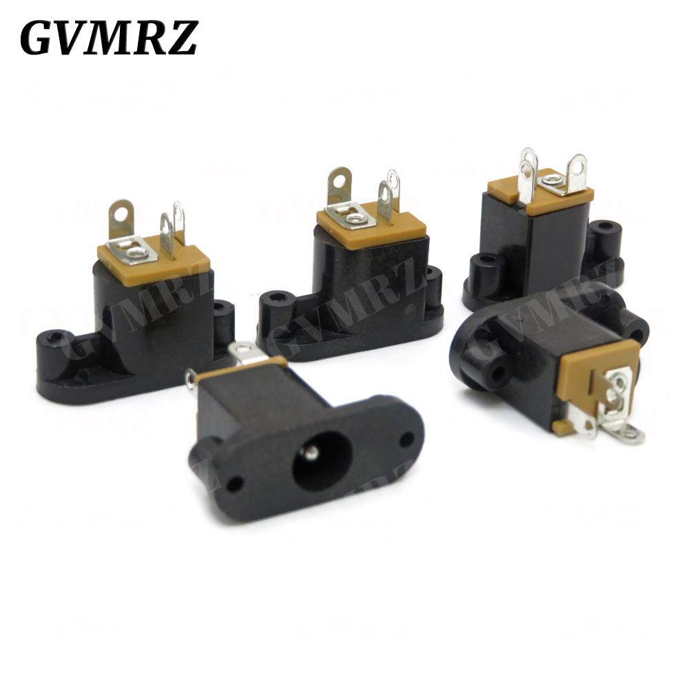 10PCS DC-018 5.5x2.1mm DC socket DC018 DC power socket 5.5*2.1mm 5.5*2.5mm with screw hole to fix charging port