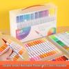 120-Color Double-Ended Watercolor Pen Set - Soft Tip, Washable, Eco-Friendly for Children's Art and Student Use