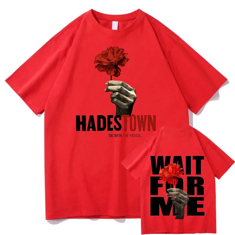 Hadestown The Musicalr Tour 2026 TShirts Short Sleeve Unisex Album Clothing Fan Merch For Summer Pure Cotton Fashion Streetwear