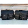 Leather 2 Luggage (Extra Large Black Bags) Motorcycle Side Saddlebags