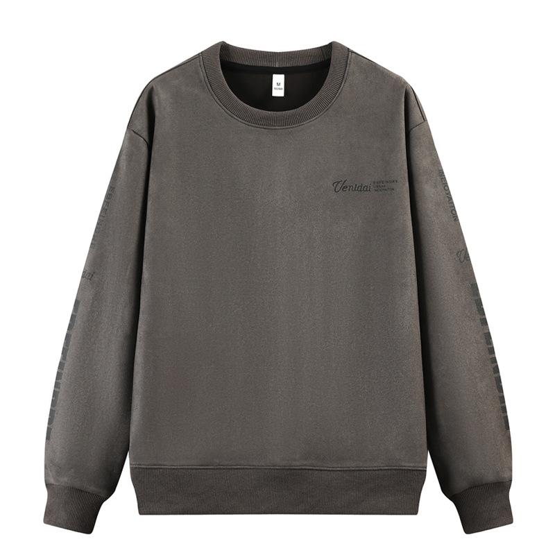 Мужская толстовка весна-осень новый модный бренд мужской корейский стиль модный тренд молодежный круглый вырез свободный повседневный свитшот для мужчин