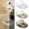 Universal Monitoring Stand Floating Wall Shelf No Drilling Shelves Holder Clear Monitoring Bracket