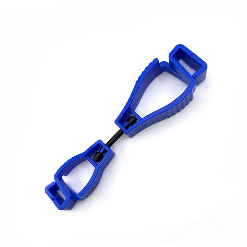 1PC Gloves Clip Hanger Safety Glove Holder Plastic Working Gloves Clamp Safety Work Gloves Guard Multifunctional Camping Tools