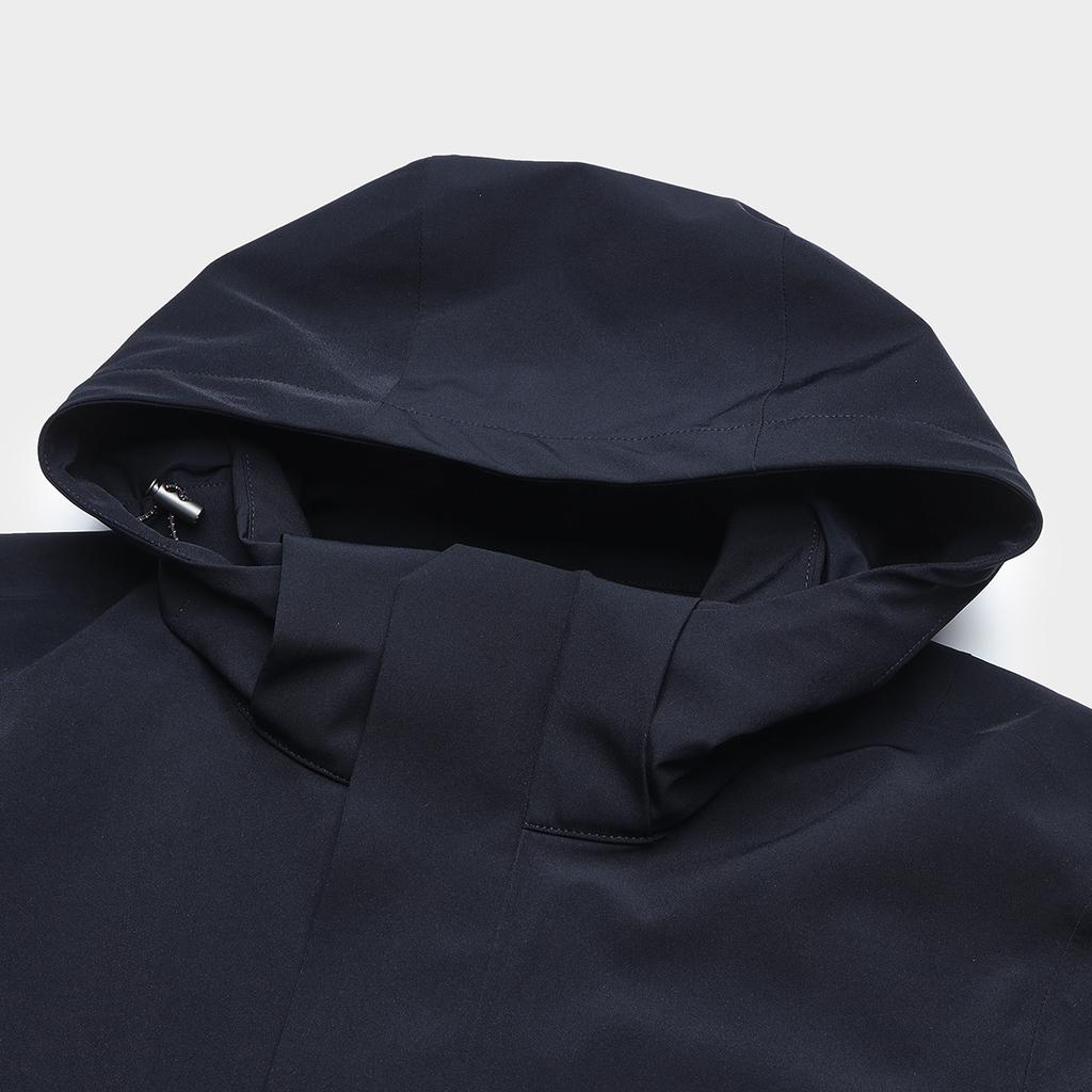 Fila Official 2024 Spring New Two-Piece Warm Cotton Three-In-One Hooded Jacket Men Tops Legendary-Blue F11M411702F-NV