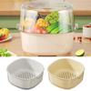 Дуршлаги и сита для овощей Двухслойный дуршлаг для пасты и риса Сито с миской для пасты, спагетти, ягод, салатов