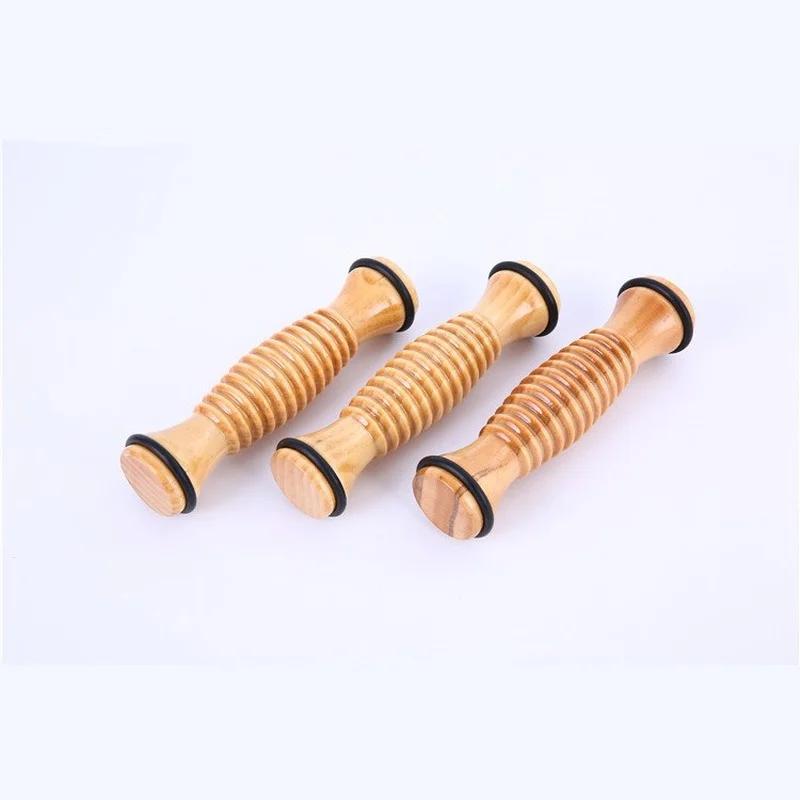 Деревянный ролик для массажа ног для облегчения подошвенного фасциита, инструмент для массажа глубоких тканей, инструмент для снятия стресса, массаж ног, Rpller, снятие стресса