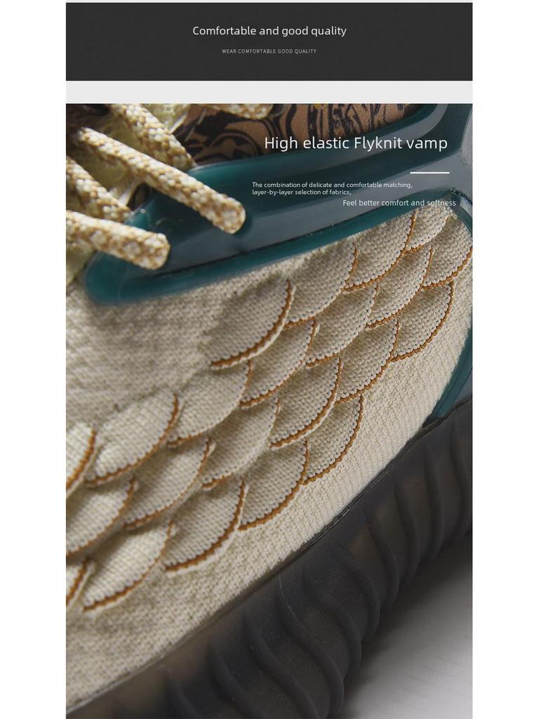 Мужские черные кроссовки Dragon Scale Warrior – модная повседневная спортивная обувь в стиле попкорн AJ