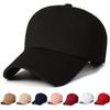 Fashion New Casual Versatile Hat Women's Pineapple Cloth Solid Color Light Board Baseball Cap Outdoor Sunshade Cap Men